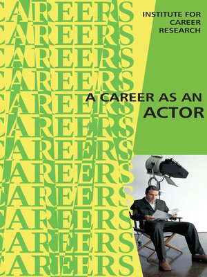 cover image of Career as an Actor - Film and TV